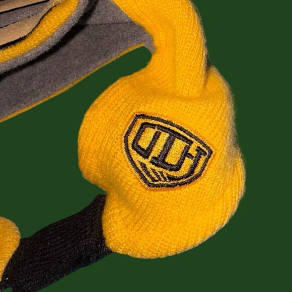 NHL MN Wild Little Kids Goldie Mascot Ear Flap Hat - Picture 3 of 8